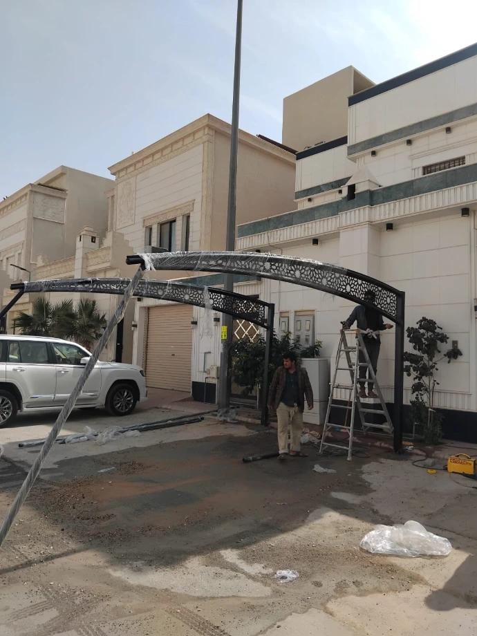 تركيب مظلات اليزر حي الرمال 